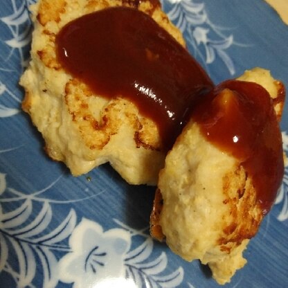 ミキサーでミンチにして作りました！
パサパサしなくて美味しい節約ハンバーグに仕上がりました(^o^)